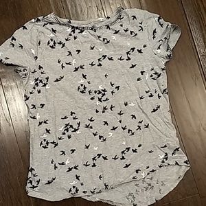 Tuff Hewn t shirt with birds M